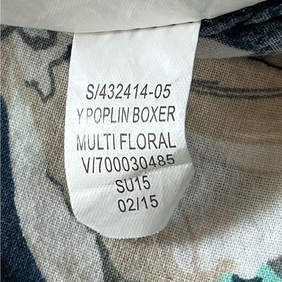 Old Navy Floral Cotton Women's Pajama Loungewear Shorts Tropical Hawaiian Sz M - Picture 5 of 5